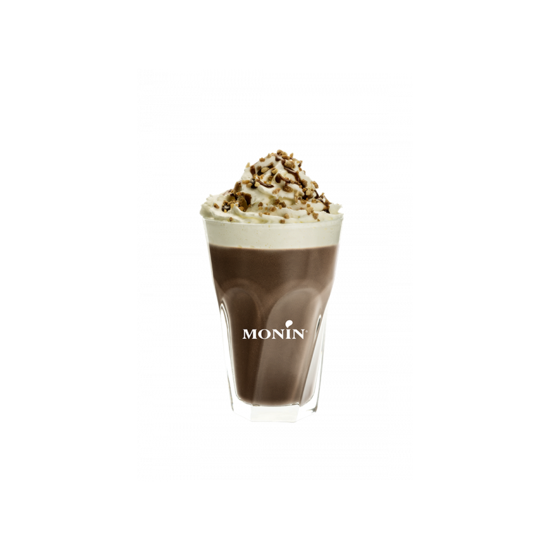 MONIN - Sirop de Chocolat Blanc pour Café, Cappuccino, Latte et