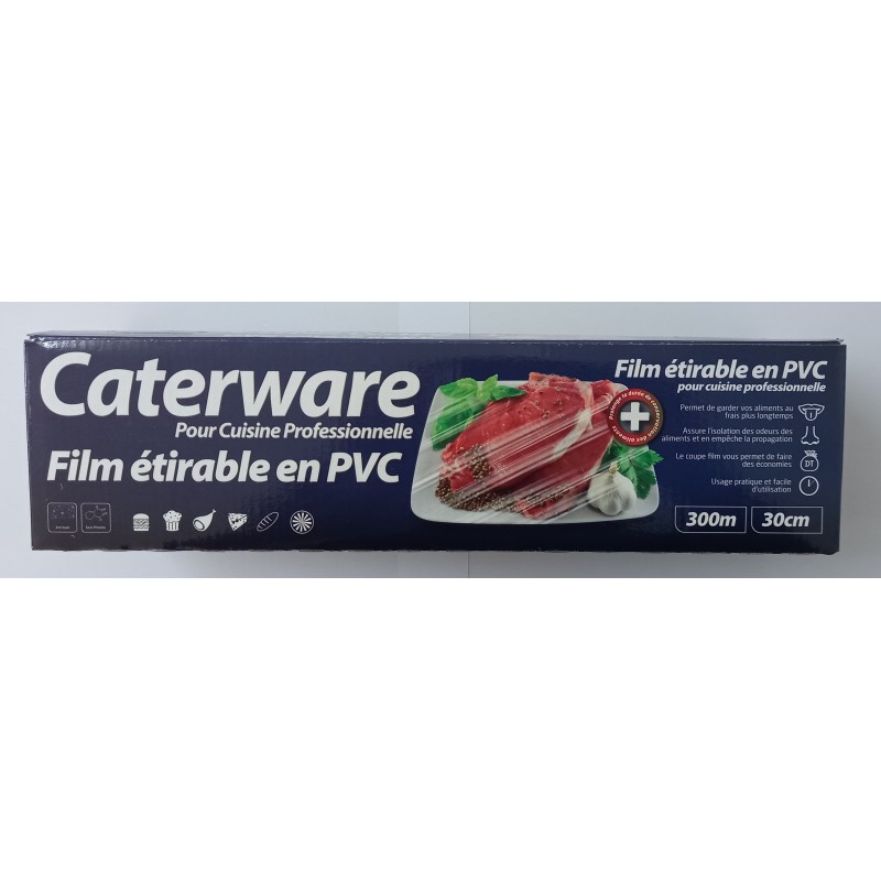 Boîte Distributrice avec Film Etirable Alimentaire - 300 x 0,30 m -  Fourniresto